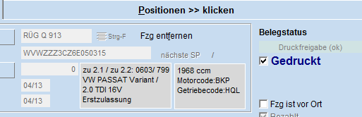 Belegkopf_Getriebecode