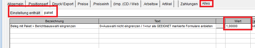 Einstellungen_Berichtsverwaltung_Pakete
