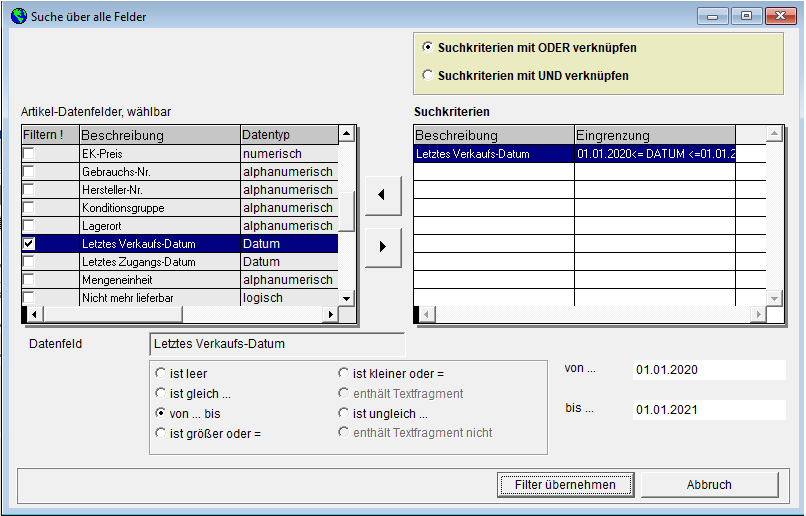 Filter_letzter_Verkauf