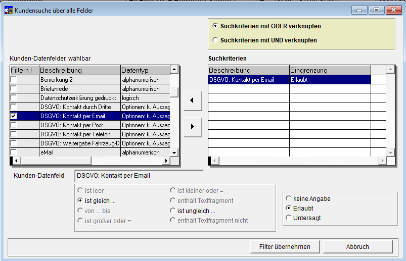 Kundenliste_Filter_DSGVO
